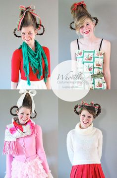 3 ways to assemble the ultimate Whoville costume! (free Grinch mask Diy Whoville Costumes, Diy Whoville, Christmas Character Costumes, Whoville Costumes, Whoville Hair, O Grinch, Grinch Characters, Christmas Parade Floats, Grinch Costumes