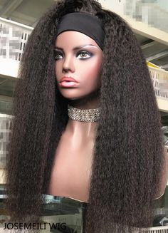 The Picture is 180density,16inchPopular Headband Wig kinky straight band wig hair wigs human hair wigs cheap wig for black women women wigs for African Ameircan women free shippingTexture:kinky straight360 Headband adjustableMaterial:100% human hairHair Grade:Remy HairDensity: 130%/150%180%Clour Of Hair:Natural black(default), Can be Dyed and Bleached,**other colour are availablle**Cap Size: Small/Medium(default)/Big,With CombsOthers: Glueless CapFree Shipping Via DHL to USA (ETD 2-5 working day Short Layered Curly Hair, Italian Hair, Women Wigs, Wig For Black Women, Headband Wig, Blonde Lace Front Wigs, Front Hair Styles, Black Curly Hair, Best Wigs