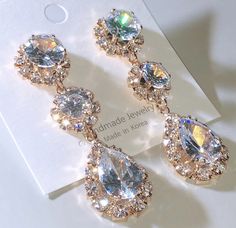 قلادات متدلية, Inexpensive Jewelry, Princess Earrings, Crystal Earrings Wedding, Jewelry Accessories Ideas