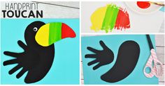 paper plate toucan craft for kids