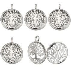 PRICES MAY VARY. [1 BOX 10PCS CAGE CHARMS]: You will receive 10Pcs stone holder cage with an openable design that allows you to place pearls, stones, beads, and other items you like. The special shape of the Tree of Life symbolizes vitality and vitality. [EASY TO USE]: A versatile necklace cage pendants that can be opened, simply add your favorite beads, pearls, crystals, and even essential oil scented pomelo or stones to make a necklace, bracelet, earring, and any other accessory you want to ma Cage Necklace, Caged Necklace, Diy Necklaces, Charms For Jewelry Making, Essential Oil Scents, Locket Charms, Necklace Brands, Jewelry Making Charms, Diy Charms