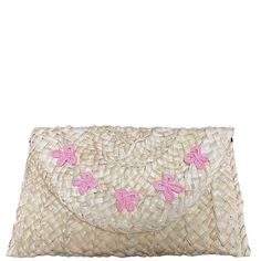 Introducing the Raffia Embroidered Bow Clutch! This unique accessory combines the natural texture of raffia with a playful embroidered bow design. Perfect for adding a touch of whimsy to any outfit. (Bow down to this stylish clutch!) Snap Closure Made in the USA 8 x 5.5 Diy Purse Organizer, Embroidered Bow, Clear Handbags, Vegan Tote Bag, Bow Clutch, Pouch Diy, Wildflower Cases, Pouch Organizer, Purse Organization