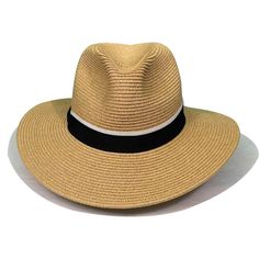 The Saint Martin Paper Braid Safari Fedora is a striking hat that provides an excellent complement to your outfit! It provides excellent sun protection with it's 3" brim that is neither too short nor too long. A paper braid style, this fedora is quite durable and can withstand some packing and crushing without being damaged. It is trimmed with a two tone black/white grosgrain band that ends on the right side that is traditional for women styles. Inside you'll find a printed Saint Martin sweatband that has a size adjuster at the back to help with the perfect fit! The details: Brim: 3" Crown: 4.25" -Inner sweatband with size adjuster -Packable -Durable Upf Clothing, Outback Hat, Fedora Hats, Long A, The Saint, Saint Martin, Fedora Hat, Too Short, Braid Styles