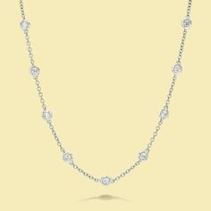 The Bobby Diamond Strand Necklace, Engagement Rings 4 Carat, 3 Carat Engagement Ring, 2 Carat Engagement Ring, Stone Engagement Rings, Bezel Diamond, Diamond Shape, Strand Necklace, Three Stone