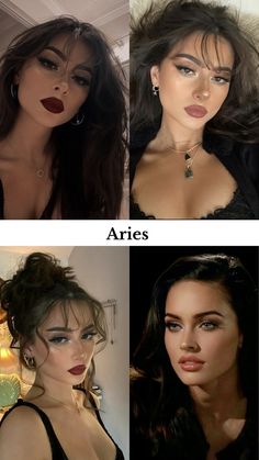 Aries Midheaven Aesthetic, Aries Hairstyle, Male Gaze Makeup