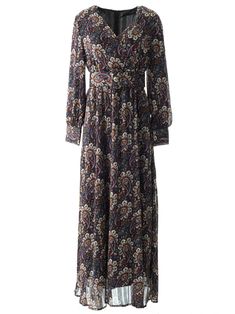 Be swept away by our Pretty Paisley print v-neck chiffon maxi dress! Made from luxurious chiffon polyester, this dress is fully lined for maximum comfort. Embrace the romantic vibes and hand wash for easy maintenance. A must-have for any wardrobe! 58inch length