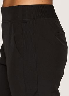 Everyday Ribbed Ankle Pant - RBX Active Ankle Length Pants, Ankle Pants, Black Charcoal, Fashion Pants, Ankle Length, Woven Fabric, Everyday Wear, Cell Phone, Straight Leg