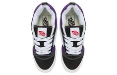 Vans Knu Skool 2-Tone 'Purple Black VN0009QCB5P Black And Purple Sneakers, Purple Sneakers, Black And Purple, Purple Black, Arcade Games, Purple And Black, Black Color, Im Not Perfect, Van