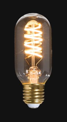 LED Vintage Style Light Bulb, ST14, Medium Size (E26) Spiral Filament Wire Chandelier, Lamp Pipes, Bracket Lamp, Chandelier Chain, Lamp Wire, Metal Lamp Shade, Electric Lamp, Lamp Finial, Floor Lamp Shades