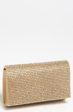 Natasha Couture Tasha Rhinestone Clutch available at #Nordstrom Gold Prom Clutch, Ck Bags, Golden Clutch, Gold Bags, Gold Clutch Purse, Fancy Clutch, Gold Clutch Bag, Womens Clutch, Prom Clutch