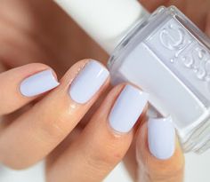 Coffin Nails Matte, Pretty Nail Colors, Spring Nail Colors, White Nail Polish, Nails Spring, Essie Nail Polish, White Nail