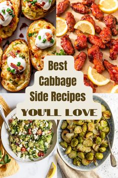 Best Cabbage Side Recipes - Cabbage Sides - Cabbage Side Dishes Cabbage Side Dishes, Cabbage Sides, Scalloped Cabbage, Best Cabbage Recipe, Healthy Cabbage, Deviled Egg Potato Salad, Cabbage Side Dish, Buttered Cabbage, Cabbage Recipe