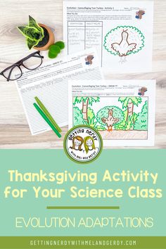 thanksgiving activity for science class with text overlay