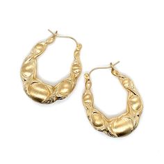 "Vintage 14k yellow gold pair X's and O's hoop earrings Weight: 3.39 grams Height: 1 3/8\"  Width: 1\" Thickness: 1/4\"" Unique Hoop Earrings, Plain Bands, Real Vintage, Jewelry Earrings Hoops, Unique Vintage, Gold Diamond, My Jewellery, Vintage Jewelry, Etsy Earrings