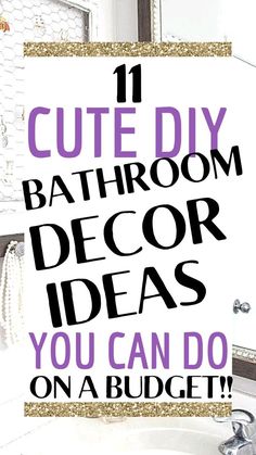 bathroom decor ideas that you can do on a budget