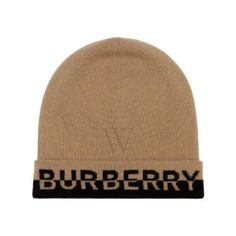 Burberry Hats. Fashion category: Hats. SKU: 8061035. Color: Arc Beige/Black. Burberry Embroidered-Logo Knitted Beanie.This garment is crafted from a luxurious cashmere blend, featuring a fine knit and adorned with an embroidered logo. It includes a stretch-design for added comfort and versatility.Cashmere 90%, Polyamide 10% Burberry Models, Hats Fashion, Logo Knit, Versace Watch, Burberry Hat, Fine Pens, Knitted Beanie, Fragrance Gift, Cheap Gifts