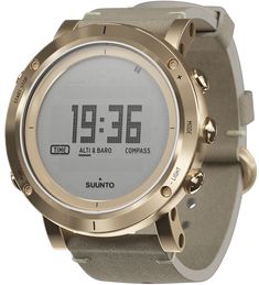 Suunto Watch Essential Gold SS021214000 | C W Sellors Luxury Watches Light Gold Color, Alarm System