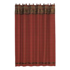 HiEnd Accents Cascade Lodge Plaid Shower Curtain LG1845SC Red Red Bathroom Ideas, Bathroom Ideas Rustic, Lodge Shower Curtain, Cabin Shower Curtain, Western Curtains, Rustic Shower Curtains, Lodge Bedding, Plaid Shower Curtain, Red Bathroom