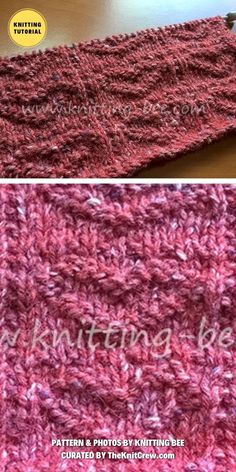 crochet pattern for a scarf or shawl with the text, knitted and stitch