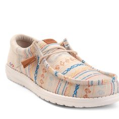 Wally Cream Aztec New With Tags 2024 Aztec Hey Dudes, Hey Dudes, Cute Country Outfits, Hey Dude, Cute N Country, Country Outfits, Men's Shoes, Man Shop, Cream