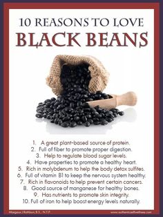 Black beans Black Bean Nutrition Facts, Benefits Of Black Beans, Food Health Benefits, Healing Foods, Healthy Food Facts