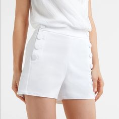 Brand New Size 0 Sailor Shorts, High Waisted Shorts, Short Dresses, High Waist, Color White, Rompers, High Waisted, Womens Shorts, Brand New