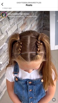 Tk Hair Styles, Cute Hairstyles For Preschoolers, Hair For Dance Pictures, Fall Picture Day Hairstyles For Kids, Hair Styles For Short Hair Girls Kids, Preschool Hair Styles, Hairstyles For Girls Kids Short Hair, Cute Hairstyles For Thinner Hair Kids, First Day Of Preschool Hairstyles