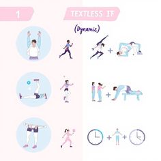 an exercise poster with instructions on how to do it