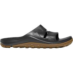 When we are recovering from a big adventure we slide our feet into the Danner Shelter Cove Slide Sandal. These lightweight sandals allow our feet to recover thanks to the cushioned insole and reliable Vibram Black Sand outsole. Casual Slides, Black Leather Sandals, Black Sand, Slide Design, Big Adventure, Mens Sandals, Slide Sandals, Black Sandals, Leather Sandals