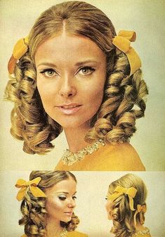 Hairstyles 1970s, 1970s Hair, Hairstyles Vintage, 1970s Hairstyles, 1960s Hair, 60s Hair, Women Braids, Short Women, Hair Women