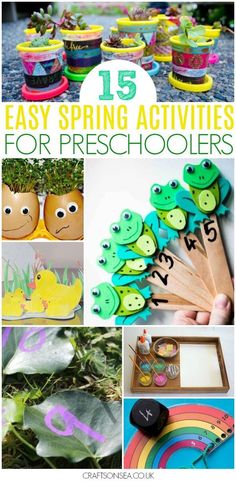 15 easy spring activities for preschoolers to do in the garden and on the lawn