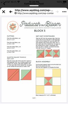 an app showing how to use the pattern block