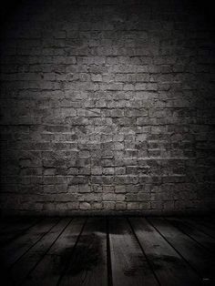 Kate Black Brick With Floor Backdrops Digital For Photography - Katebackdrop Torn Black Fabric Halloween Backdrop, Black Photo Backdrop With Lights, Antique Brick Wall, Fond Studio Photo, Kertas Vintage, Brick Wall Backdrop, Black Brick Wall, Brick Backdrops, Antique Brick