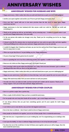 a purple and white poster with the words anniversary wishes written in different languages on it