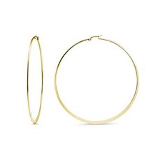 1970 HOOP earrings Gem Stone, Dream Jewelry, Gold Hoops, Gold Hoop, Gold Hoop Earrings, Earring Backs, Gold Bangles, Silver Hoop Earrings, Jewelry Care