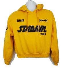 Justin Bieber Team Bieber Stadium Tour Hoodie Sweatshirt Size Men’s Large 23 22 Condition is "Pre-owned" Check out our other items! Condition: Pre-Owned: No holes, rips, tears, stains, etc.  Very Nice. Length: 23 inches Chest (Armpit to armpit): 22 inches FAST SHIPPING! 30 Day No Hassle Returns (USA only)   Check out our feedback! Item Code: 37-052021 Be sure to add us to your favorites list! Concert Hoodie With Letter Print, Concert Cotton Hooded Sweatshirt, Cotton Hooded Sweatshirt For Concert, Winter Band Logo Sweatshirt For Streetwear, Winter Streetwear Sweatshirt With Band Logo, Band Logo Hooded Hoodie For Streetwear, Band Logo Hoodie For Streetwear, Purpose Tour, Stadium Tour