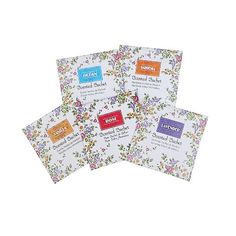 Bring fragrance to your home with the scented Floral Aroma Sachet Set. This set of five scented packets comes with a printed design on the front. Available in different aromas including lavender, rose, ocean, gardenia, and vanilla. These high-quality scented sachets can be used in the living room, your wardrobe, or the bedroom to bring freshness to the space. This scented sachet can be easily spot cleaned. Design: Floral Aroma Sachet Material: Not mentioned Dimension: 6 L × 0.60 W × 6 H inches U Scented Oil Diffuser, Scent Diffuser, Scented Sachets, Scented Oils, Sachets, 6 D, Design Floral, Potpourri, Essential Oil Diffuser