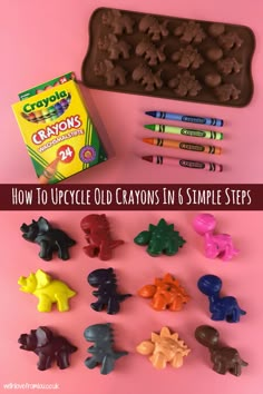 how to upcycle old crayons in 6 simple steps