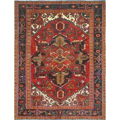 Introducing the Fine Vintage Heriz Noreen Red Rug, an embodiment of enduring tradition, craftsmanship, and timeless elegance. Charcoal Rug, Carpet Design, Rug Store, Rugs Online, Bed Bath Beyond, Bed Bath, Timeless Elegance