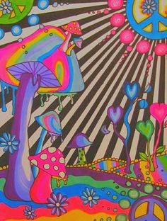 Trippy Drawings, Hippie Wallpaper, Hippie Art, Trippy Art, Follow For More, Drawing Ideas, Painting Ideas, Art Inspo