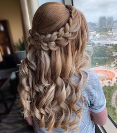 Cute Simple Hairstyles, Beautiful Braided Hair, Hair Dye Colors, Homecoming Hairstyles, Flower Hair