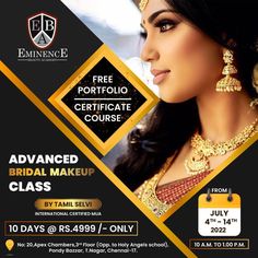 You can join even if you don't have any experience.
Date- July 4th- July 14th
Time - 10 am- 1 pm
Registrations have started.
To enroll, contact: 8148856002/9150740909 Class Poster Design, Bridal Makup, Beautician Course, Beauty Courses, Learn Makeup