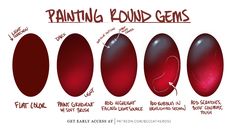 an image of the different types of paints on eggs and how they are used to paint them