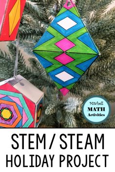 Han Christmas, Upper Elementary Christmas, Diy Holiday Ornaments, Ornament Craft, Stem Steam