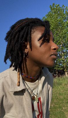 Short Locks For Men, Mens Locks Dreadlocks, Locs On Men, Man With Locs, Short Locs Hairstyles Men, Dreads Men Aesthetic, Dreadlock Aesthetic Men, Locs Men, Dread Aesthetics Men