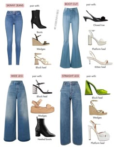 Jeans For Hip Dips, Jeans And Shoes, 70s Inspired Outfits, Jeans Heels Outfit, Flare Jeans Outfit, Capsule Wardrobe Women, Simple Style Outfits, Office Casual Outfit