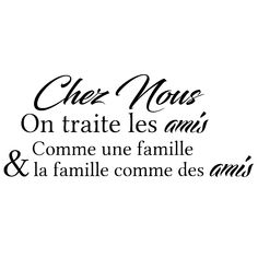 a black and white photo with the words che nous on triale les amis