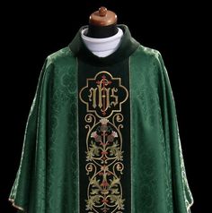 Brand new Chasuble and matching stole. Embroidered Fabric is damask very light. Total length 130 cm Privat auction Priestly Garments, Roman Fashion, Embroidered Fabric, Damask, Poland, Varsity Jacket, Looks Great, Auction, Bathing Beauties