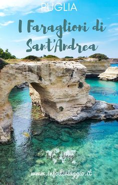 Salento Puglia i Faraglioni di Sant'Andrea Bari, Italy Travel, Travel Blogger, Travel Blog, Opera, Blogger, Camping