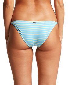 What are you waiting for? Relish every minute of summer in the Next In Line Hipstor's adorable stripes. This hipster swim bottom features metal rings and strap details on the sides for style that's truly unique, like you. 82% Polyester / 18% Elastane Yarn Dye Rib Pull on Hipster bottom with ring and strap detail at wearer's sides Volcom logo metal badge at wearer's center back waist Full coverage fit